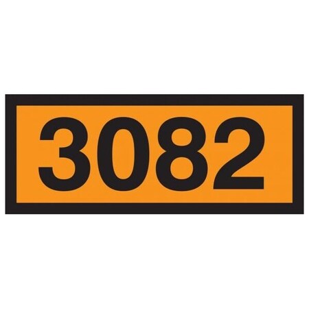 Accuform ORANGE 4DIGIT PANEL 3082 HAZARDOUS MPR625CT MPR625CT